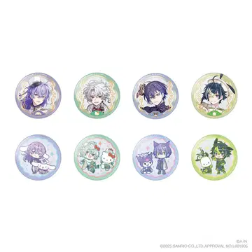 Dytica x 산리오 캐릭터즈 반짝반짝 캔뱃지 이나미 라이 등신 데포