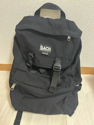 BACH 블랙 백팩 남성용 여성