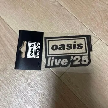 oasis 스티커 Live'25 (Black)