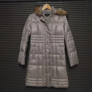 후드 부착 다운 롱 코트 M 12/16까지 한정 판매