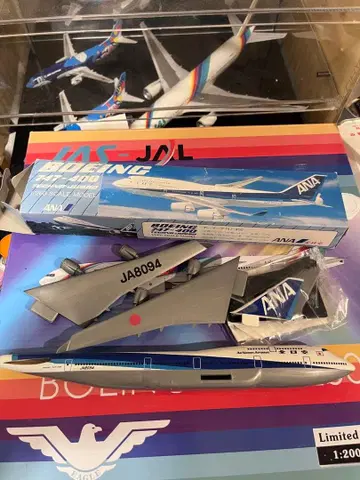 ANA 보잉 747-400 1/250 비행기 모형