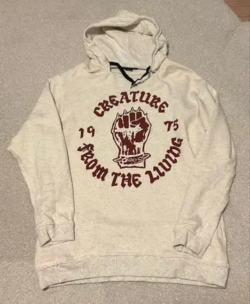 CREATURE FROM THE LIVING 후드티 사이즈 L