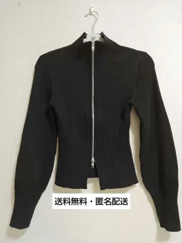 프론트 지퍼 벌룬 스커트 콤비 원피스 SNIDEL 스나이델