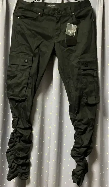 BLACK PEACE NOW for men 주름 카고 팬츠 펑크