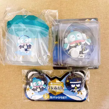 산리오 Happy 복권 한교동 캐니스터 피규어 캔뱃지