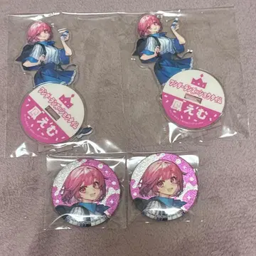 프로세카 호우 에무 로손 콜라보 캔뱃지 아크릴 스탠드