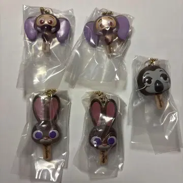 주토피아 아이스캔디 참 [미사용 새상품] 3종 5개