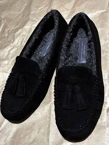 ( 미사용 새상품 ) 그린 라벨 릴랙싱 웜 태슬 모카신 25cm