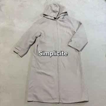 Simplicite 기모 롱 후디 코트 자켓