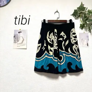 10759 tibi 티비 올 패턴 스커트 엘레강트