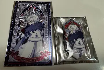 원신 서리 흔적과 권염 시리즈 아를레키노(하인) 캔뱃지 카드