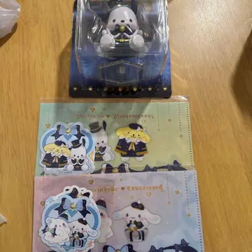 폼폼푸딩 피규어와 씰 세트