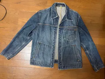 집업 데님 자켓 인디고 블루