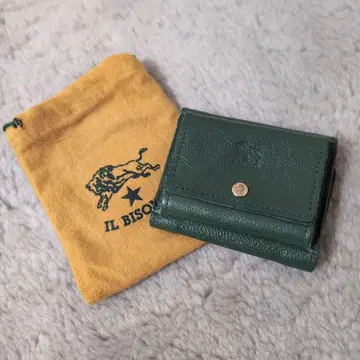 IL BISONTE 3단 폴더형 지갑 그린