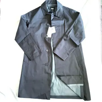 새상품 UNIQLOU 유니클로 블록 테크 스텐카라 코트 M 사이즈