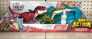 ZURU 로보 얼라이브 공룡 피규어 다이노 액션 세트