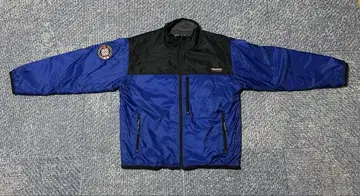 NAUTICA 나일론 자켓 자수 로고 와펜 블루 블랙