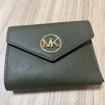 MICHAEL KORS 3단 폴더형 지갑 그린