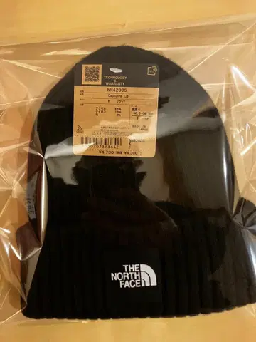 THE NORTH FACE NN42035 캡처 리드 블랙 니트 모자