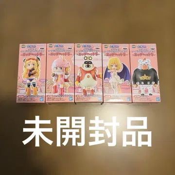 미개봉 원피스 월드 컬렉터블 피규어 에그 헤드 5종