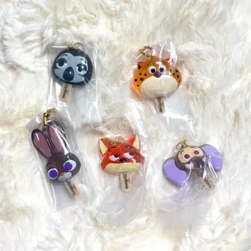 주토피아 가챠 캡슐 토이 5종 세트