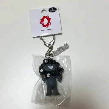 미개봉 새상품 블랙 미야쿠미야쿠 PVC 입체 마스코트 키링 플레이트 포함