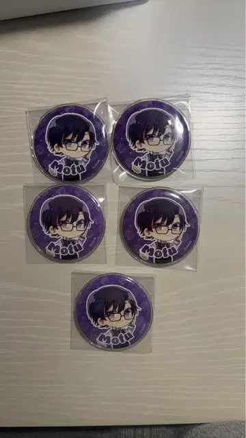 컬러풀 피치 모후 캔뱃지 5개