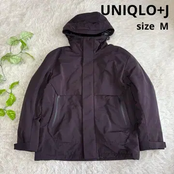[ 유니클로 ] 새상품급 하이브리드 다운 파카 보르도 M 사이즈 남성용