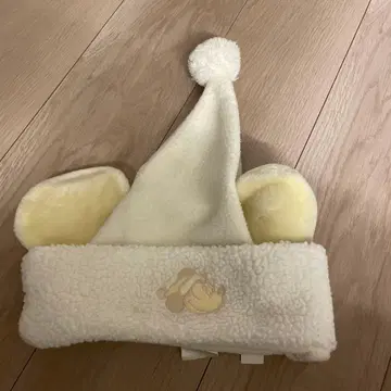 미키 귀 달린 플리스 캡