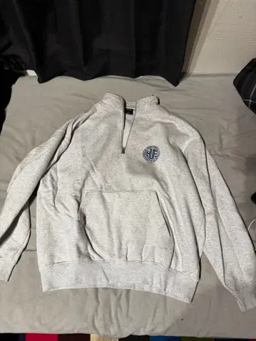 HUF 그레이 집업 맨투맨 XXL