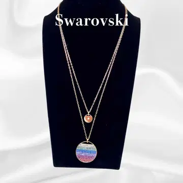 SWAROVSKI 스와로브스키 목걸이 진저 펜던트 2연