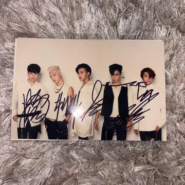 BIGBANG 굿즈 직필 사인 레어 Gdragon