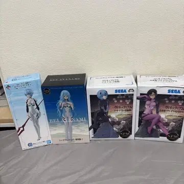 신세기 에반게리온 아야나미 레이 피규어 3체. 마이 리셋