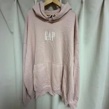 GAP XL 핑크 후드 부착 후드티 속기모