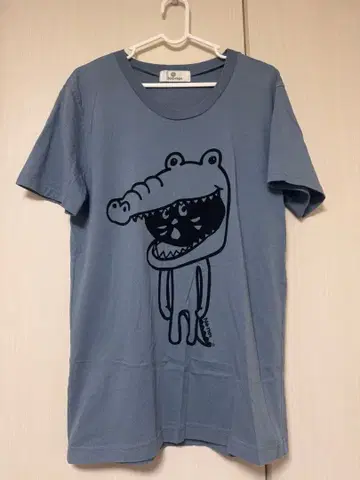 단종 [ Ne-net ] 네넷 냐 T셔츠 악어 패턴 블루