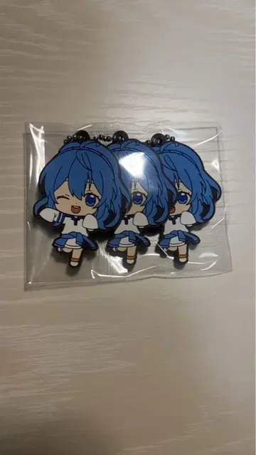 컬러풀 피치 루나 키링 3개