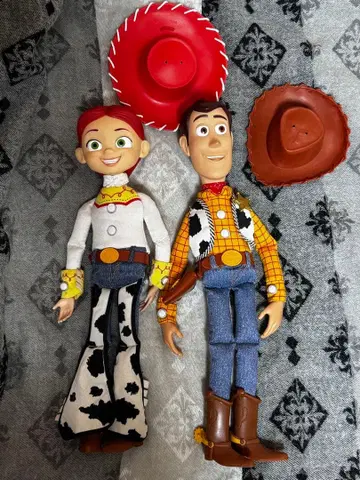 토킹 피규어 우디와 제시 2체 세트