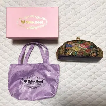 싱크비 금 파우치 고블랑 직조