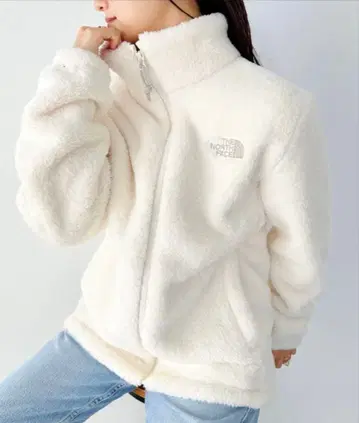 THE NORTH FACE 아이보리 플리스 자켓 L