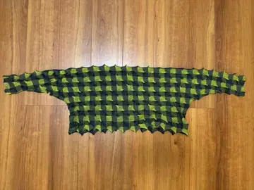 HIROKO KOSHINO 체크 무늬 가디건