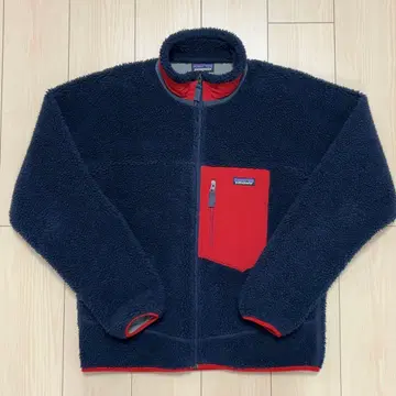 Patagonia 파타고니아 레트로X 네이비 x 레드 M 사이즈
