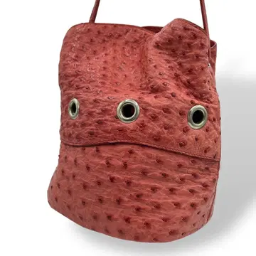 DALUVANI 숄더백 가죽 빨간색