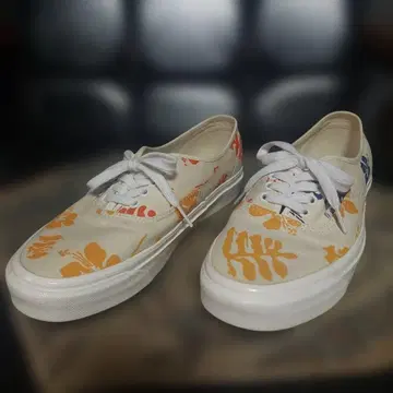 미국 규격 VANS 오센틱 44DX 아나하임 올 패턴 알로하 28cm