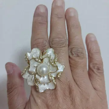 플라워 디자인 빅 사이즈 반지