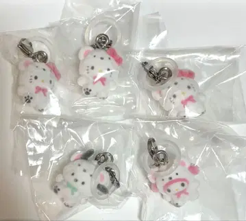 산리오 메지루시 액세서리 복슬복슬 스노우 키티 마이멜로디 포차코