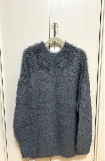 CHICO 샤기 루즈 2WAY 니트 미니 원피스