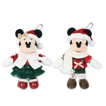 디즈니 disney 인형 배지 크리스마스 미키 미니
