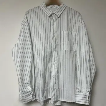 스트라이프 긴팔 셔츠 L 캐주얼 셔츠 스트라이프 셔츠 할인 가능