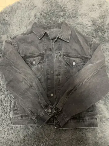 그레이 데님 자켓