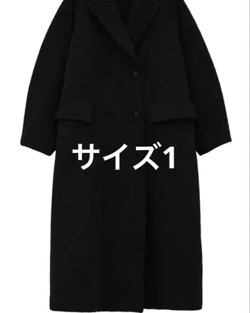 프로필 필독 님 코트 BLACK 사이즈 1